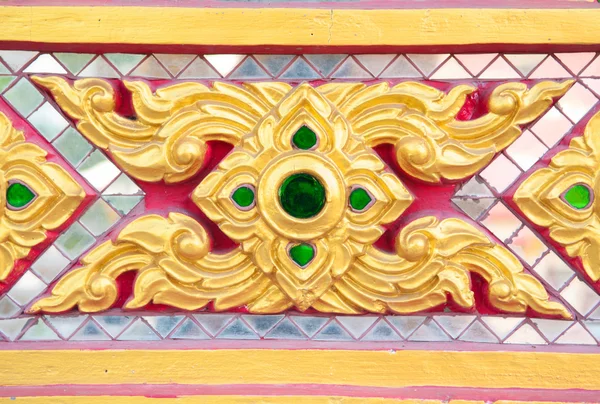 Estilo de textura padrão no templo da Tailândia — Fotografia de Stock