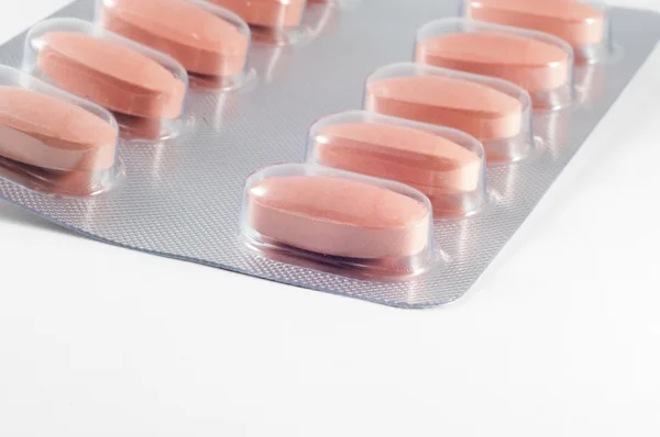 Tablet in blister pack show medicine concept — Stock Photo, Image