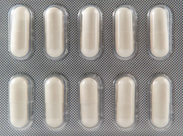 Medicine aluminum blister pack — Stock Photo, Image