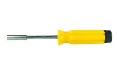 tornavida izole beyaz zemin üzerine