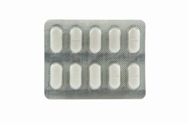beyaz izole alüminyum blister
