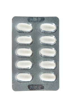 Beyaz tıp tablet Vakumlu Ambalaj içinde