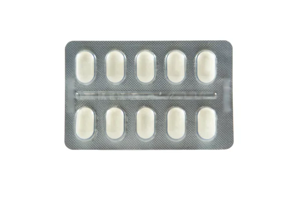 White medicine tablet blister pack — Stock Photo, Image