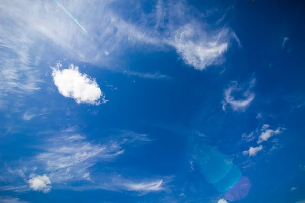 Céu azul incrível — Fotografia de Stock