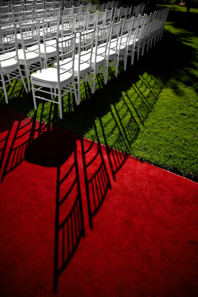 Wedding red carpet