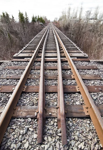 Train track bridge — Stock Photo, Image