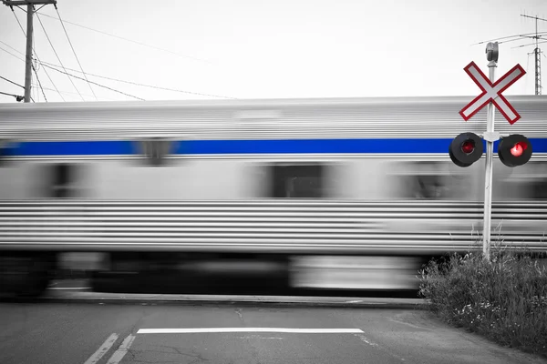 Pasando trenes — Foto de Stock