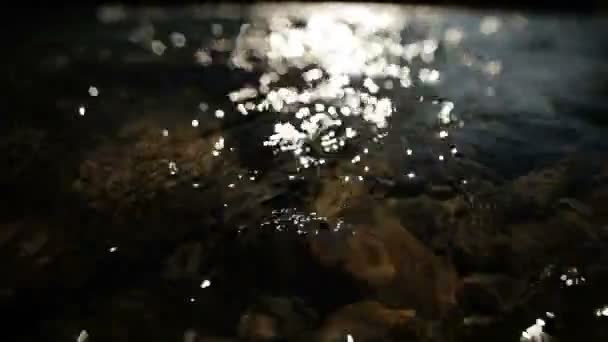 Parpadeos de agua abstractos — Vídeo de stock