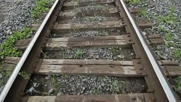 Tren yolu — Stok video