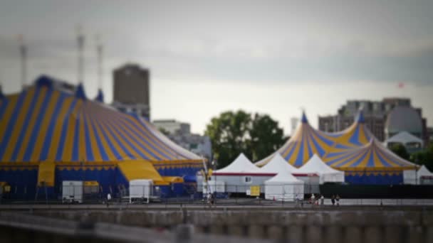 Cirque du Soleil Tilt Shift — Stok video