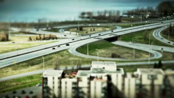 Tiltshift-小汽车 — 图库视频影像