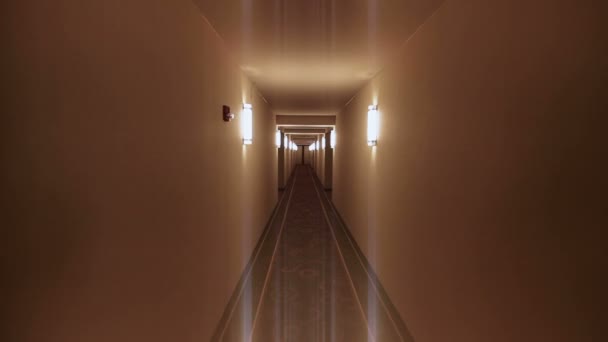 Long Corridor — Stock Footage Long Corridor Royalty Free Stock Footage