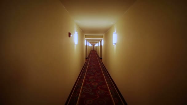 Long Corridor — Stock Footage Long Corridor Royalty Free Stock Video