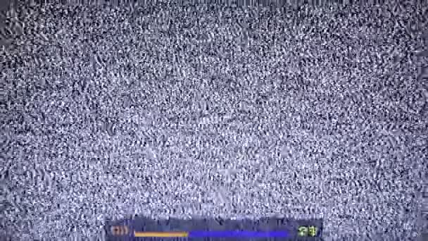 Efecto de televisión de pantalla ancha — Vídeos de Stock