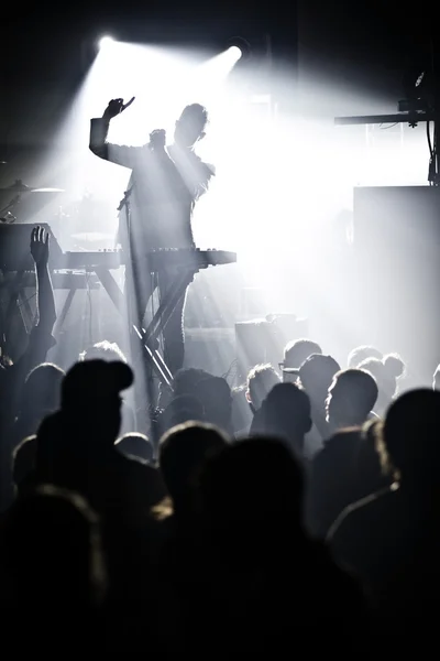 Die Voreinstellungen im Konzert — Stockfoto