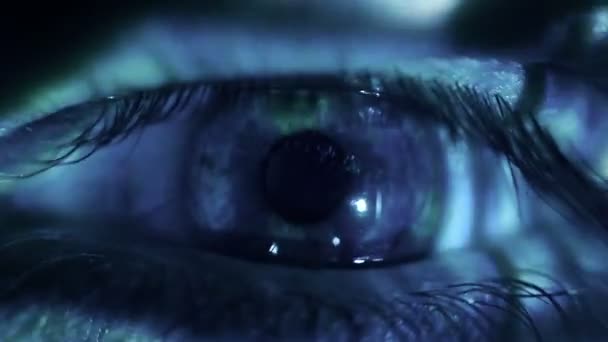 Ανθρώπινο μάτι — Αρχείο Βίντεο