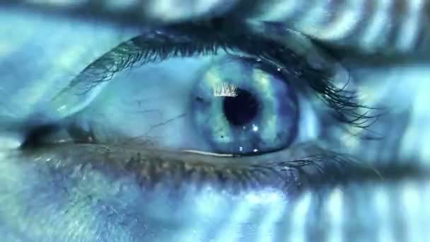 Ανθρώπινο μάτι — Αρχείο Βίντεο