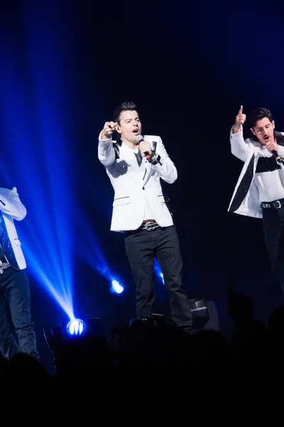 Nieuwe kinderen op het blok-concert in montreal — Stockfoto