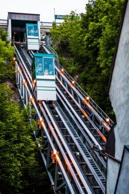yukarı ve aşağı quebec city eski kısmında devam Engadin'in