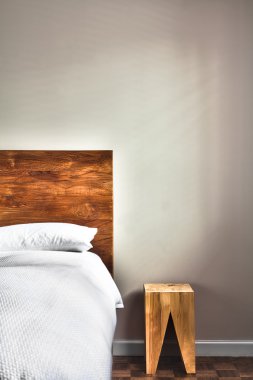 güzel temiz ve modern yatak odası