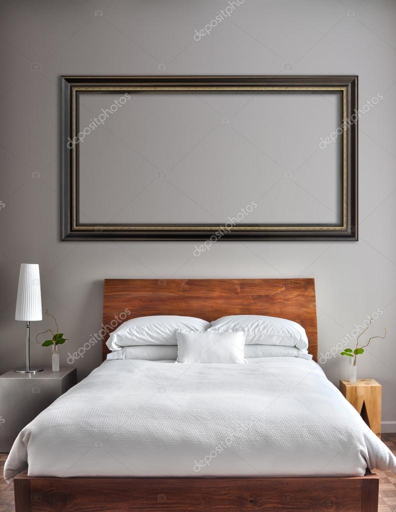Beautiful Clean and Modern Bedroom — Stock Photo © aetb #42169757, image size:792x1023