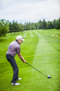 golfçü boşaltmak için metin ile başlangıç