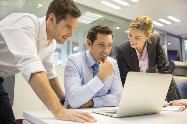 Trabajo de planificación del equipo empresarial — Foto de Stock