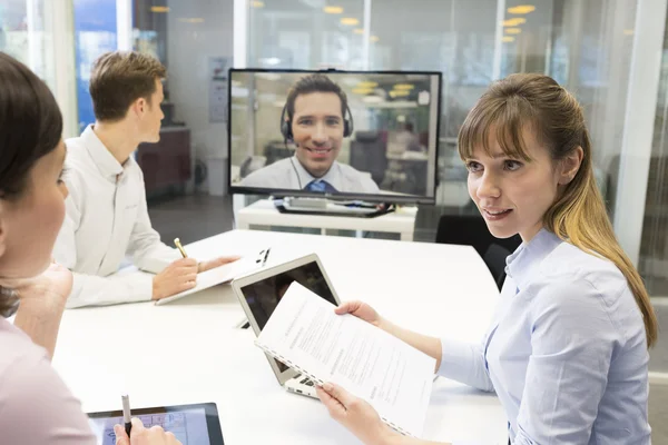 Business meeting in office — Stock Photo, Image