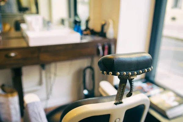 Vintage Stuhl Friseursalon Nahaufnahme — Stockfoto