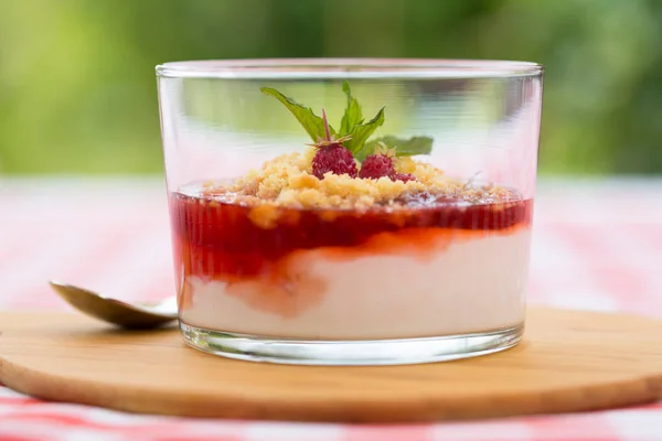 Fresh Dessert Glass — Foto de Stock