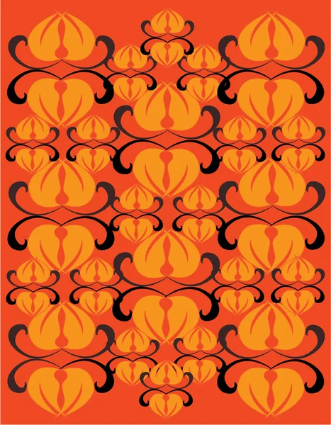 Приглашение на оранжевый цвет — стоковый вектор