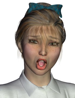 Karakter Sally: İfade donakalmış