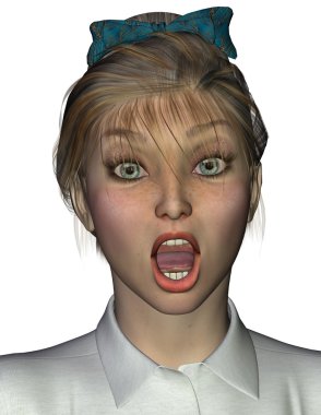 Karakter Sally: İfade korku