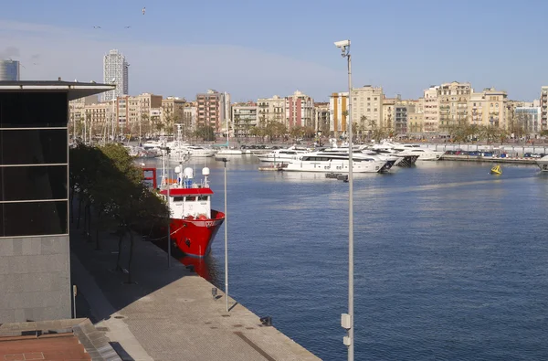 Hamnen i barcelona. Spanien — Stockfoto