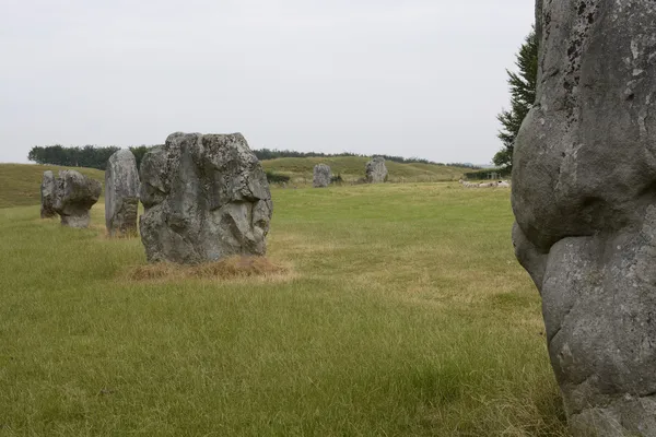 Cercle de pierre mégalithique à Avebury. Wiltshire. Angleterre — Photo