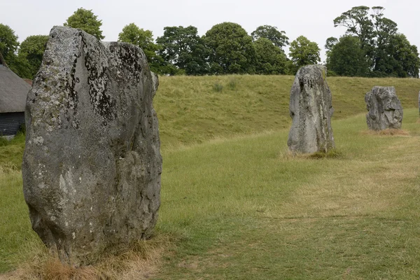 Мегалитический каменный круг в Эйвбери. Уилтшир. Англия — стоковое фото