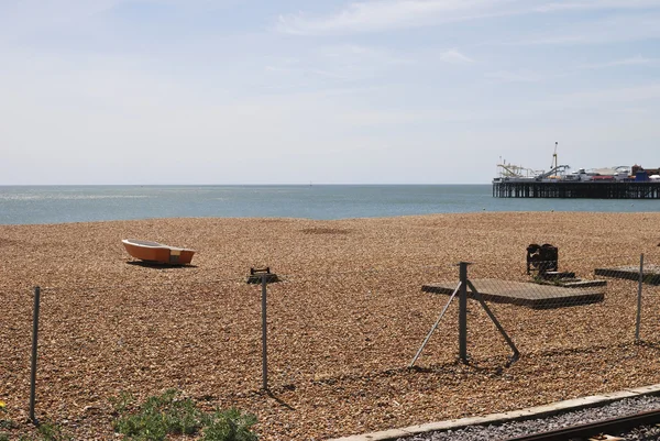 Brighton Plajı. East sussex. İngiltere — Stok fotoğraf