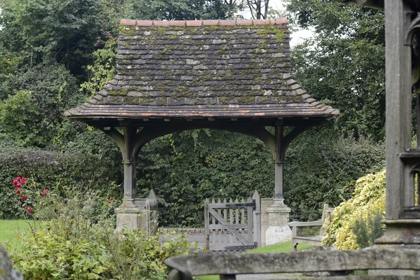 Lych-Gate at Leigh in Surrey. England — Stock Photo, Image
