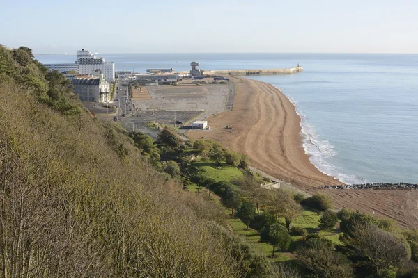 Kust bij folkestone. kent. Engeland — Stockfoto