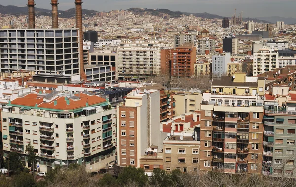 Vista sobre Barcelona. Catalunha. Espanha — Fotografia de Stock