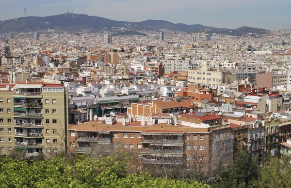Vue sur Barcelone. Catalogne. Espagne — Photo
