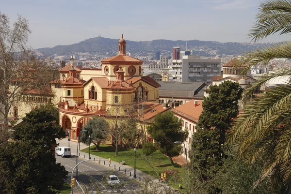 Montjuic in barcelona. Catalonië. Spanje — Stockfoto