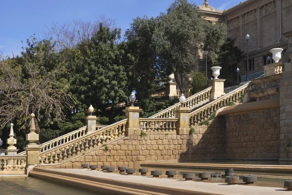 Montjuic in Barcelona. Catalonia. Spain — Stock Photo, Image