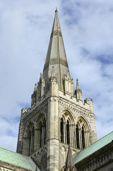 Spire of Chichester Cathedral. England — Stock Photo, Image