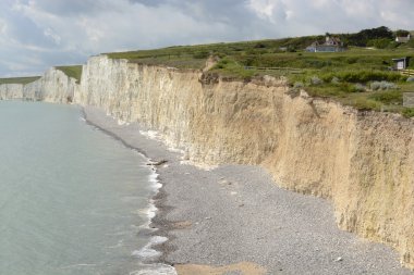 tebeşir kayalıklarla sussex. İngiltere