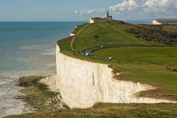 Clifftop Costa Beachy Head South Downs Vicino Eastbourne East Sussex — Foto Stock
