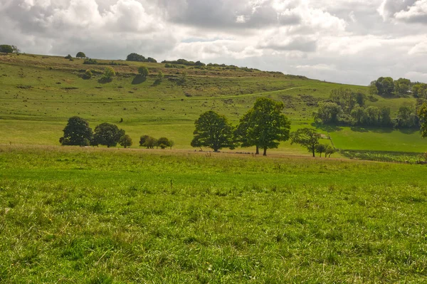 Cissbury Ring Forntida Fästning South Downs Vid Worthing West Sussex — Stockfoto