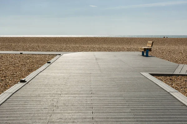 Doğu Sussex Ngiltere Brighton Sahili Nde Marina Yakınlarında Yeni Bir — Stok fotoğraf