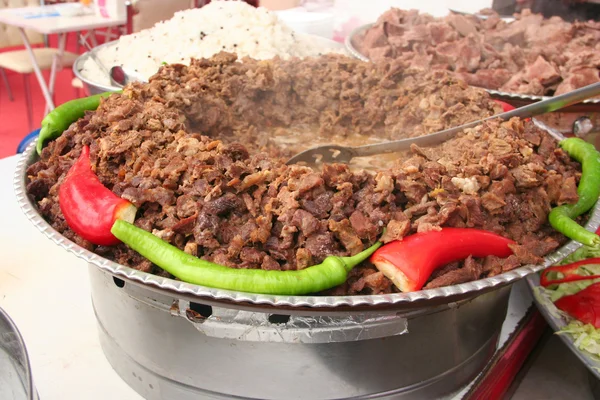 Kavurma, 유명한 터키 식사, 식사 준비 — 스톡 사진