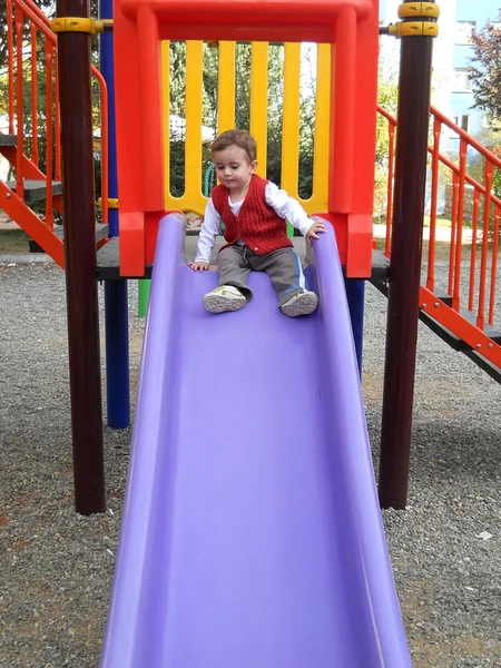 Baby boy in park — Stock Photo, Image